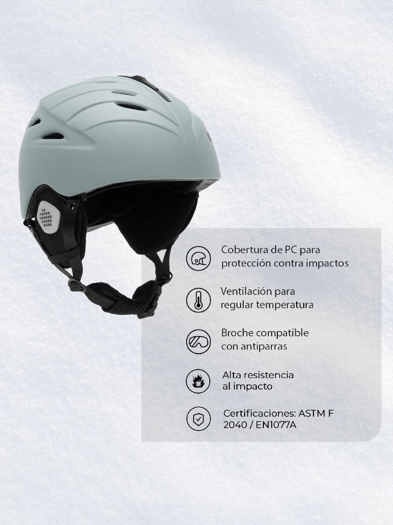 Casco de Nieve para Niños Kano Moss para Ski Snowboard-1