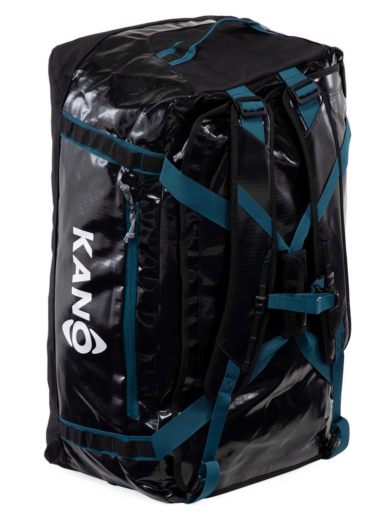 Bolso Mochila Impermeable Negro Kano Outdoor 80L Plegable-5