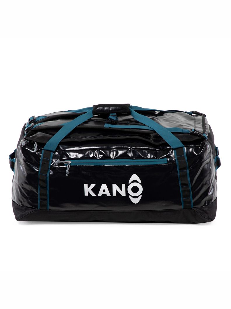 Bolso Mochila Impermeable Negro Kano Outdoor 80L Plegable-6