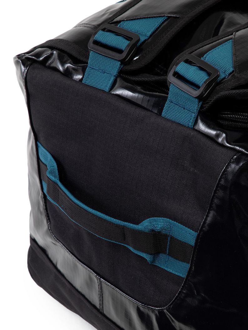 Bolso Mochila Impermeable Negro Kano Outdoor 80L Plegable-7