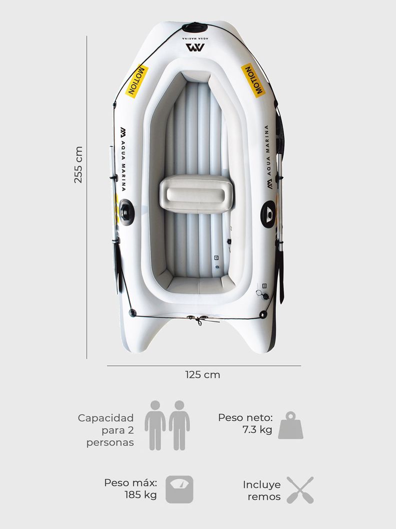 Bote Inflable Deportivo Y De Pesca Motion Aqua Marina-1