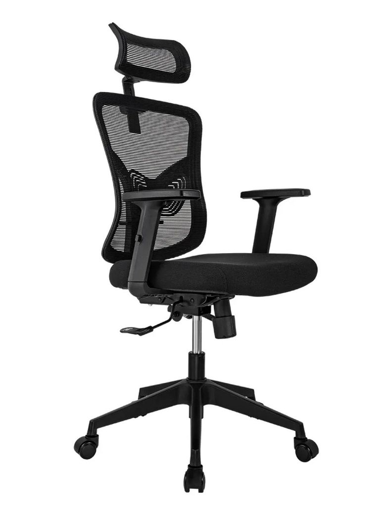 Silla de Oficina Presidente Ankara Con Cabecero Regulable-0
