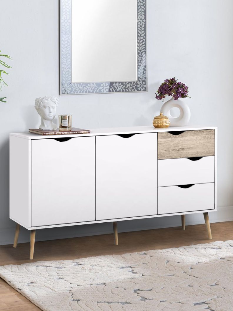 Aparador Buffet Top Living Bergen con Puertas y Cajones-9