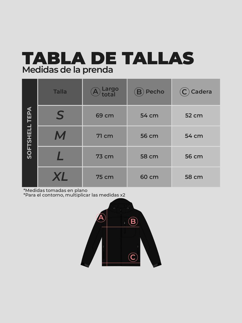Chaqueta Softshell Impermeable Kano Tepa Negro con Gorro-6