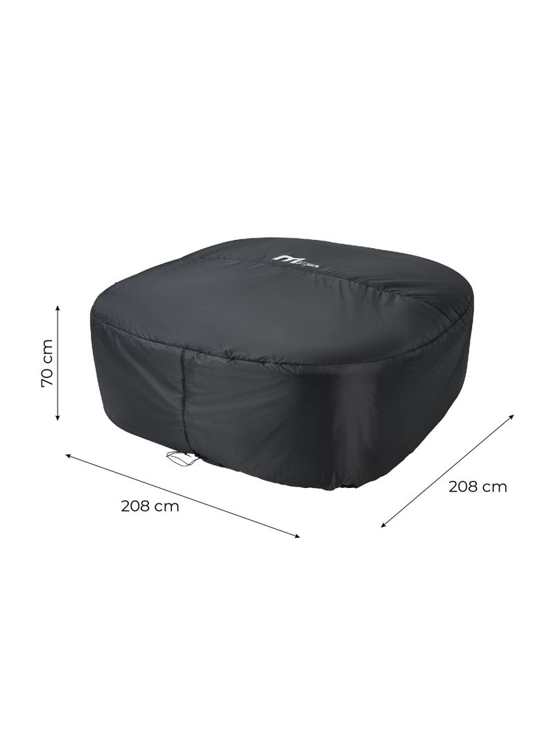 Cobertor Térmico MSPA para Hot Tubs Cuadrados de 6 Personas-2
