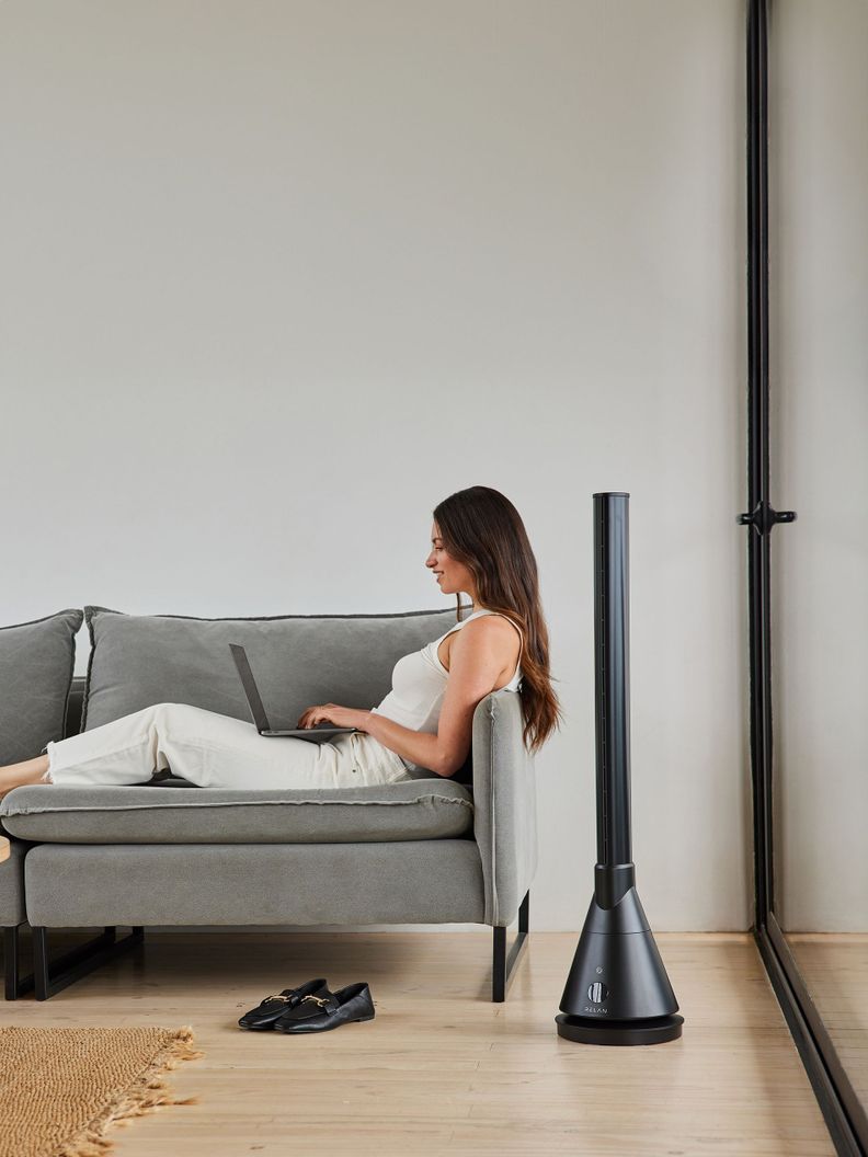 Ventilador y Calefactor Sin Aspas Relan Tower Pro App y Wifi-1