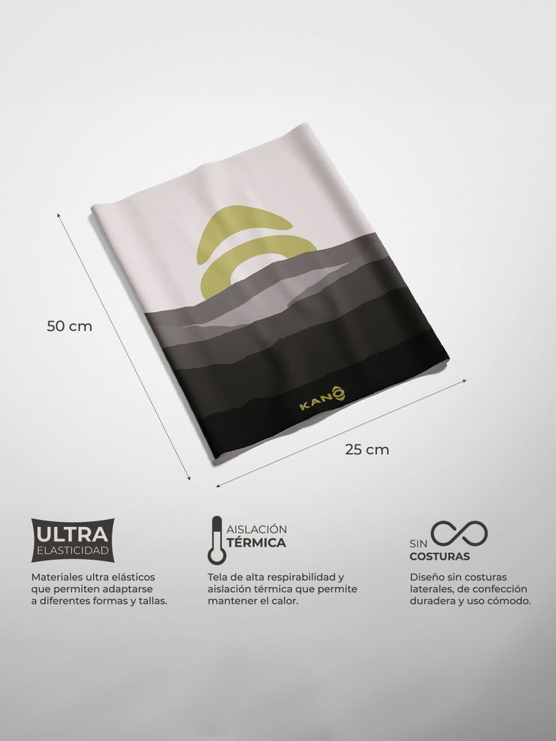Bandana Buff Kano Nevado Cuello Térmico Outdoor Nieve-1