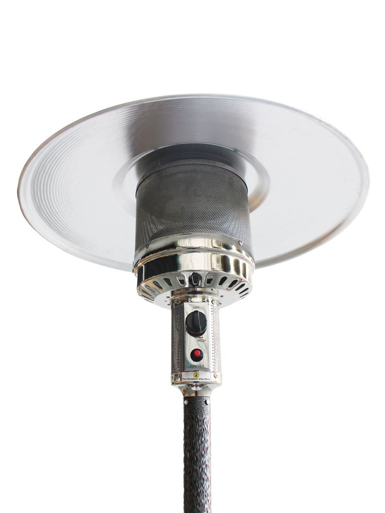 Estufa Calefactor Exterior Silver Para Patio Terraza Relan-1