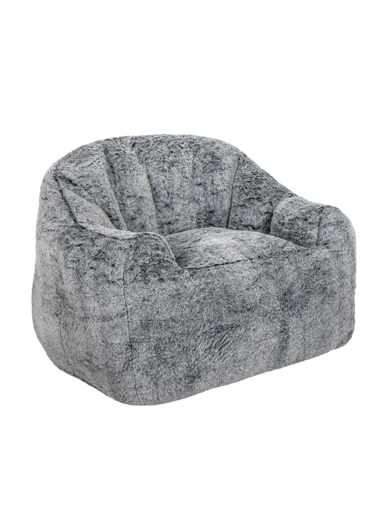 Sillón Pouf / Puff Relan Zilo de Sherpa con Relleno-0