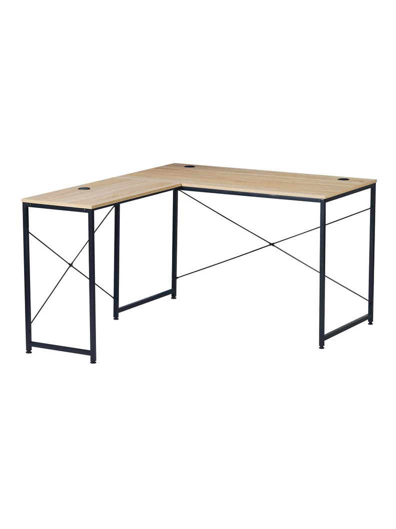 Escritorio Esquinero Top Living Desk 11 Industrial en L Beige