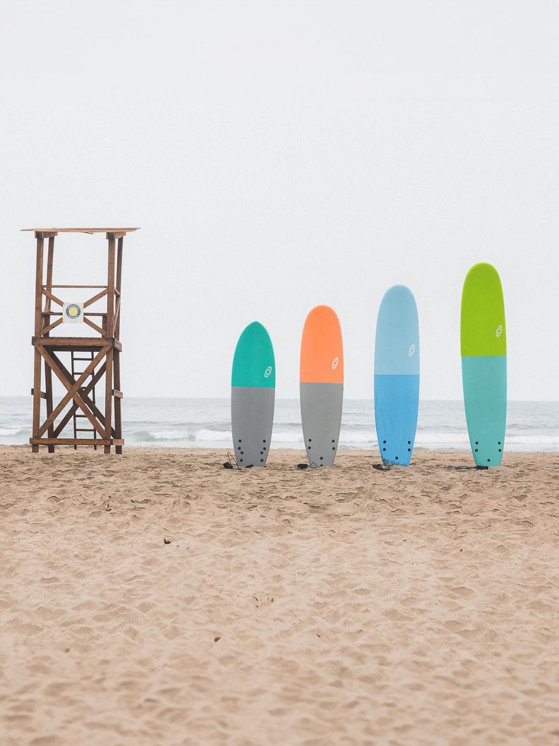 Softboard Kano / Tabla De Surf / 9 Pies + Leash Y Quillas-8