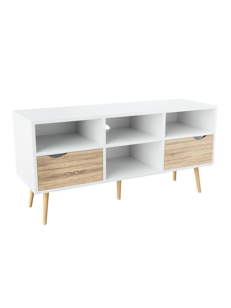 Rack de TV Top Living Bolonia con Cajones 117cm Nórdico-0