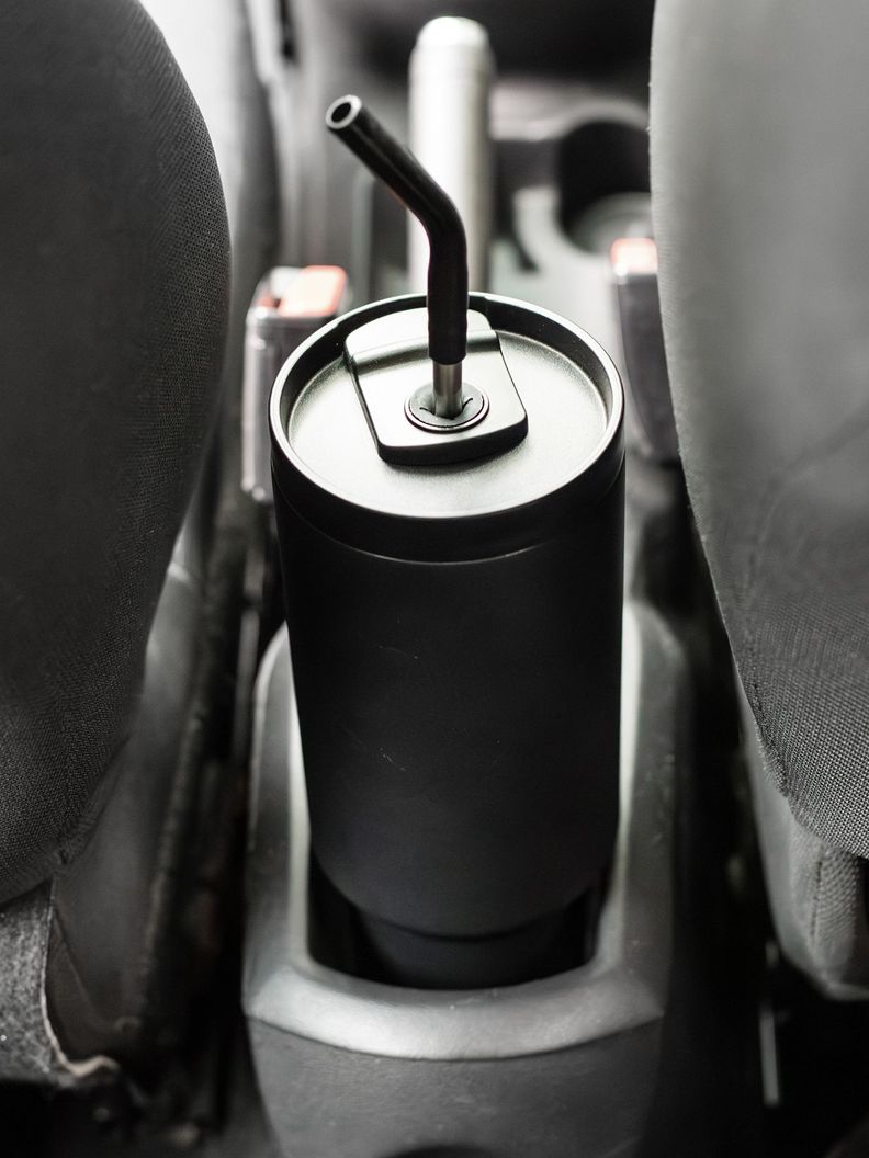 Mug Vaso Térmico Quencher 1,2lts con Bombilla Negro-6