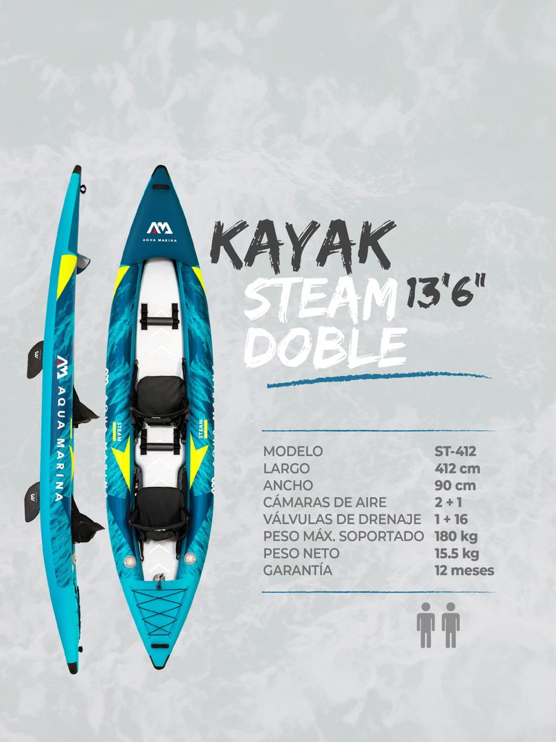 Kayak Inflable Doble-2