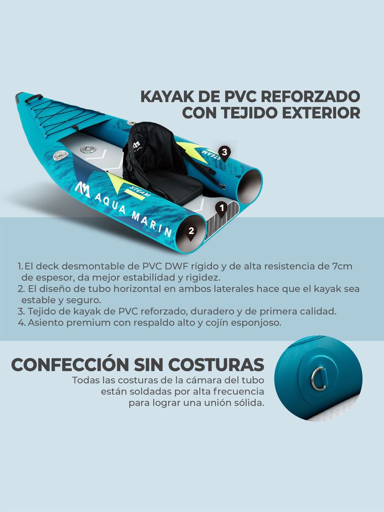 Kayak Inflable Doble-6