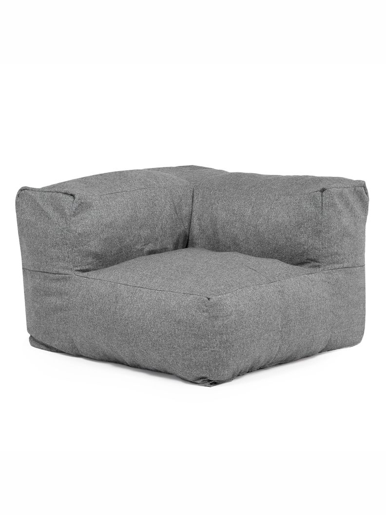 Sillón Pouf Seccional Gris / Pouf Sala de Estar Relan-6