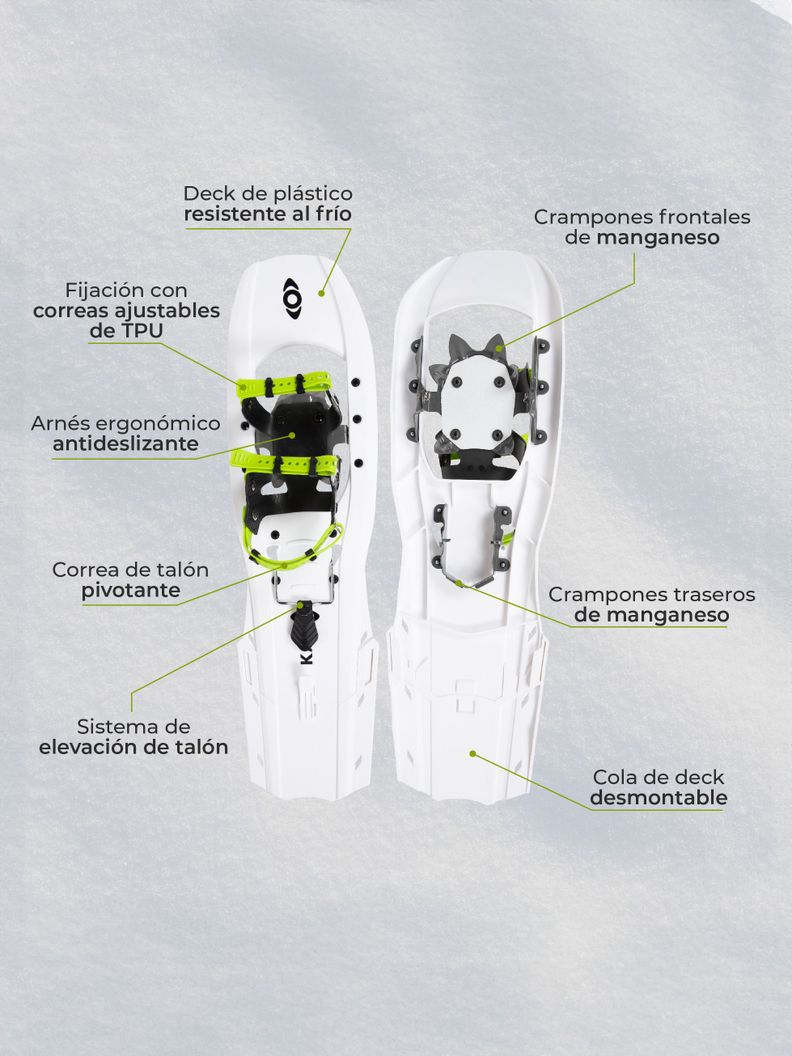 Raquetas de Nieve Ligeras Kano Sollipulli Deck Extensible-2