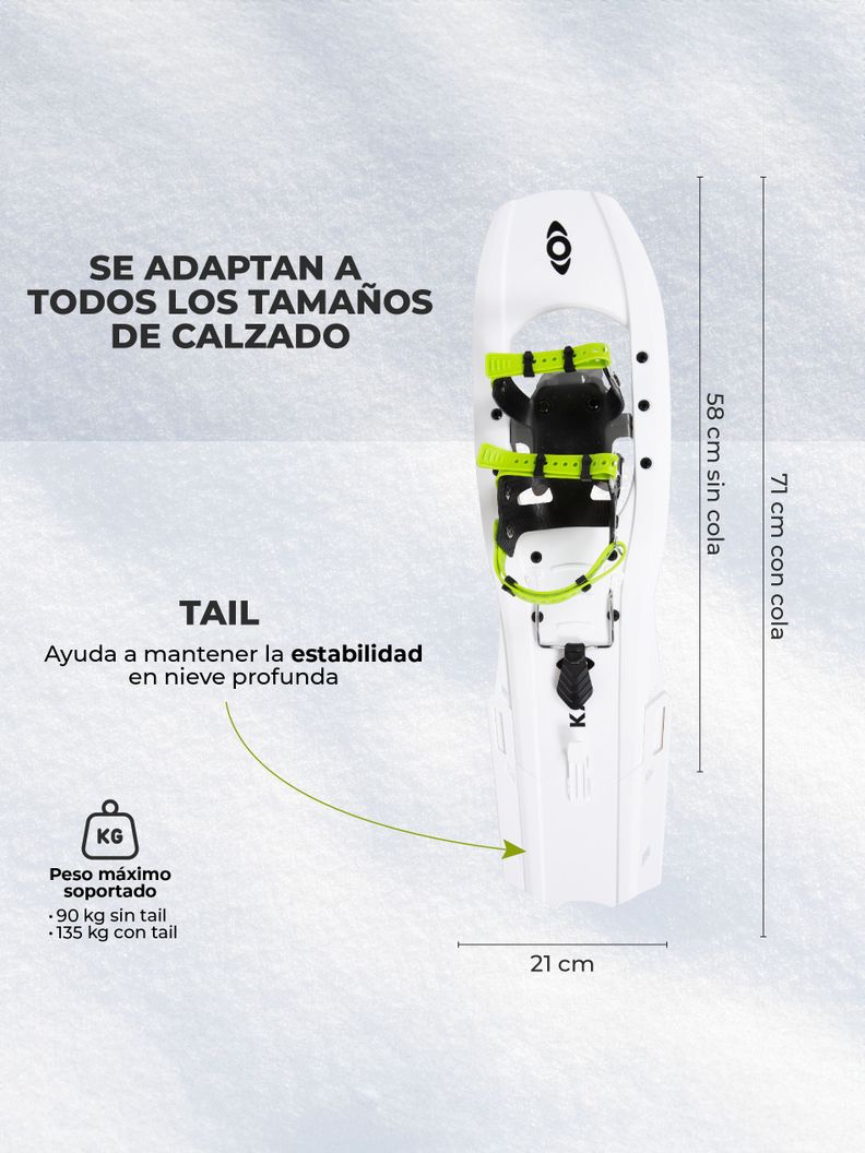 Raquetas de Nieve Ligeras Kano Sollipulli Deck Extensible-4