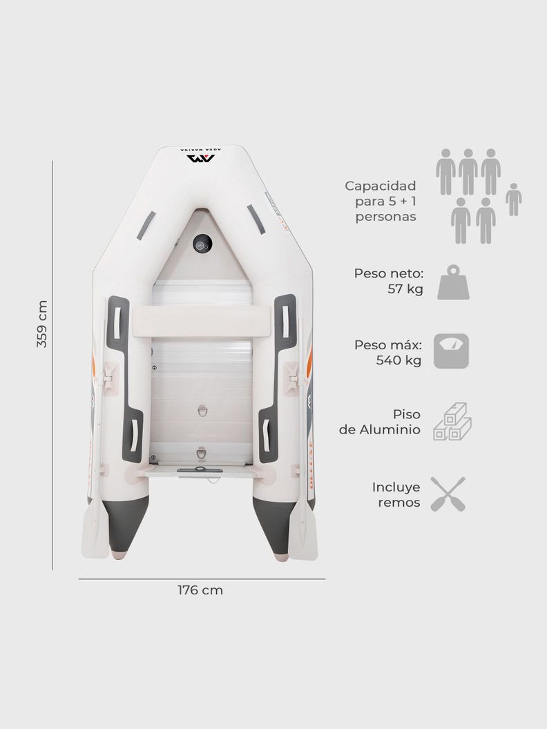 Bote Inflable Deluxe 3.6M-1