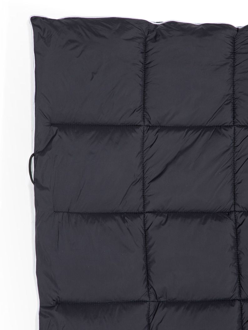 Manta Térmica Camping Kano con Botones Tipo Poncho Negro-6