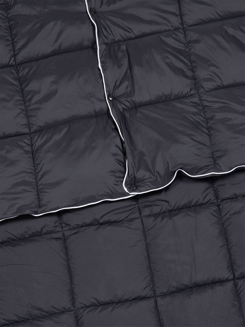 Manta Térmica Camping Kano con Botones Tipo Poncho Negro-7