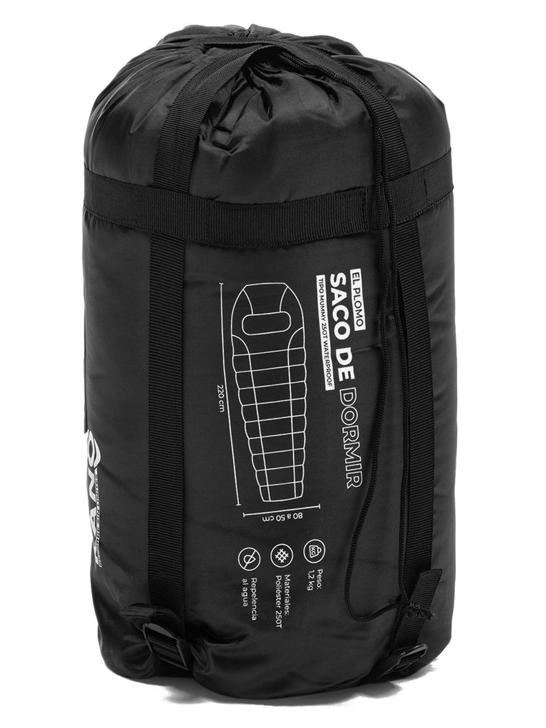 Saco de Dormir Kano El Plomo 0 / 5 / 15°C 1,2 Kg Gris-8