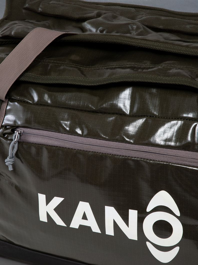 Bolso Mochila Impermeable Verde Kano Outdoor 60L Plegable-7