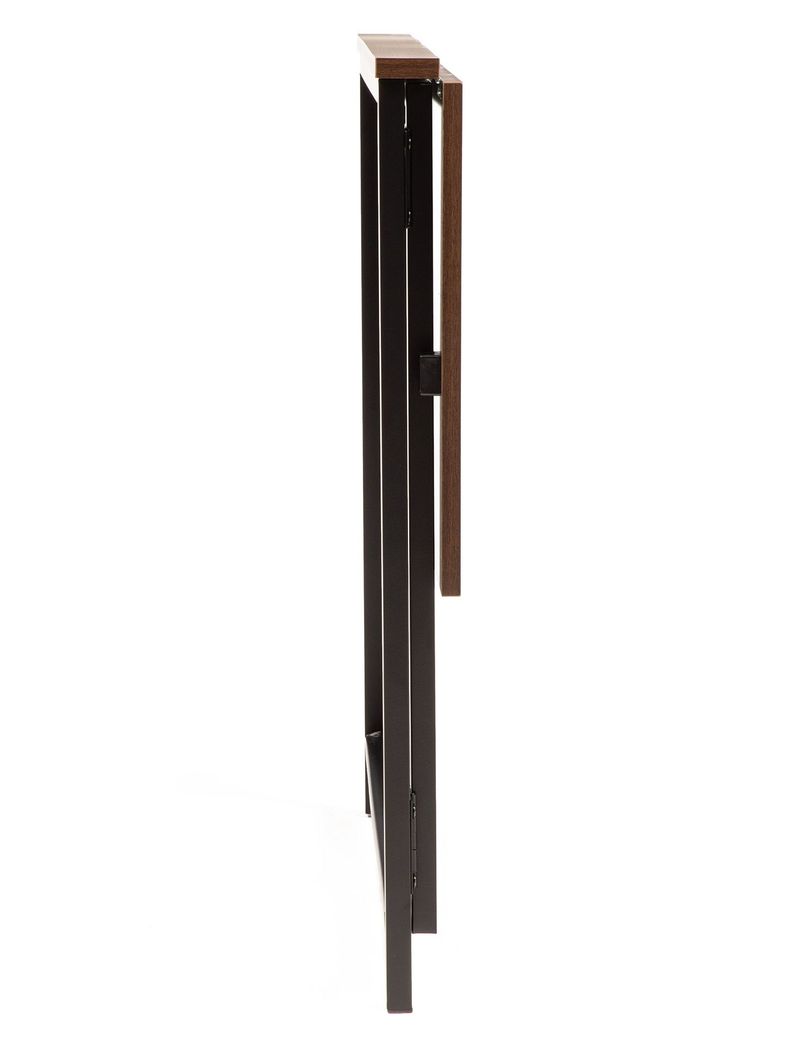 Escritorio Plegable Top Living Wengué Compacto Industrial-4
