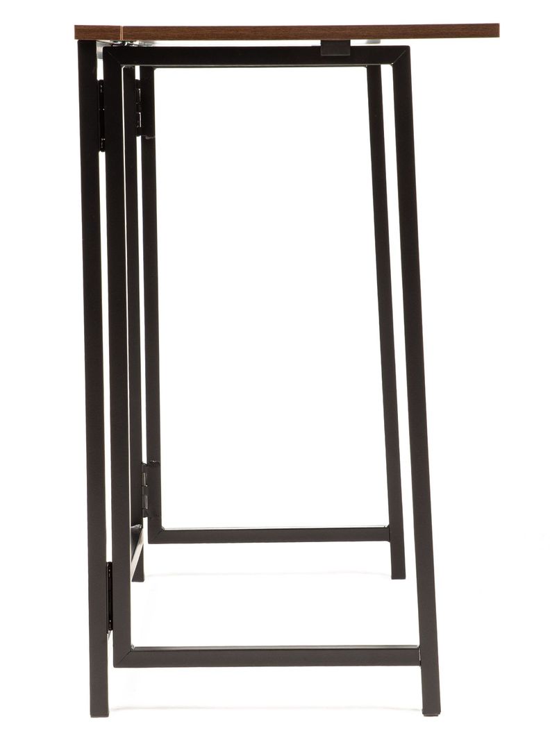 Escritorio Plegable Top Living Wengué Compacto Industrial-7