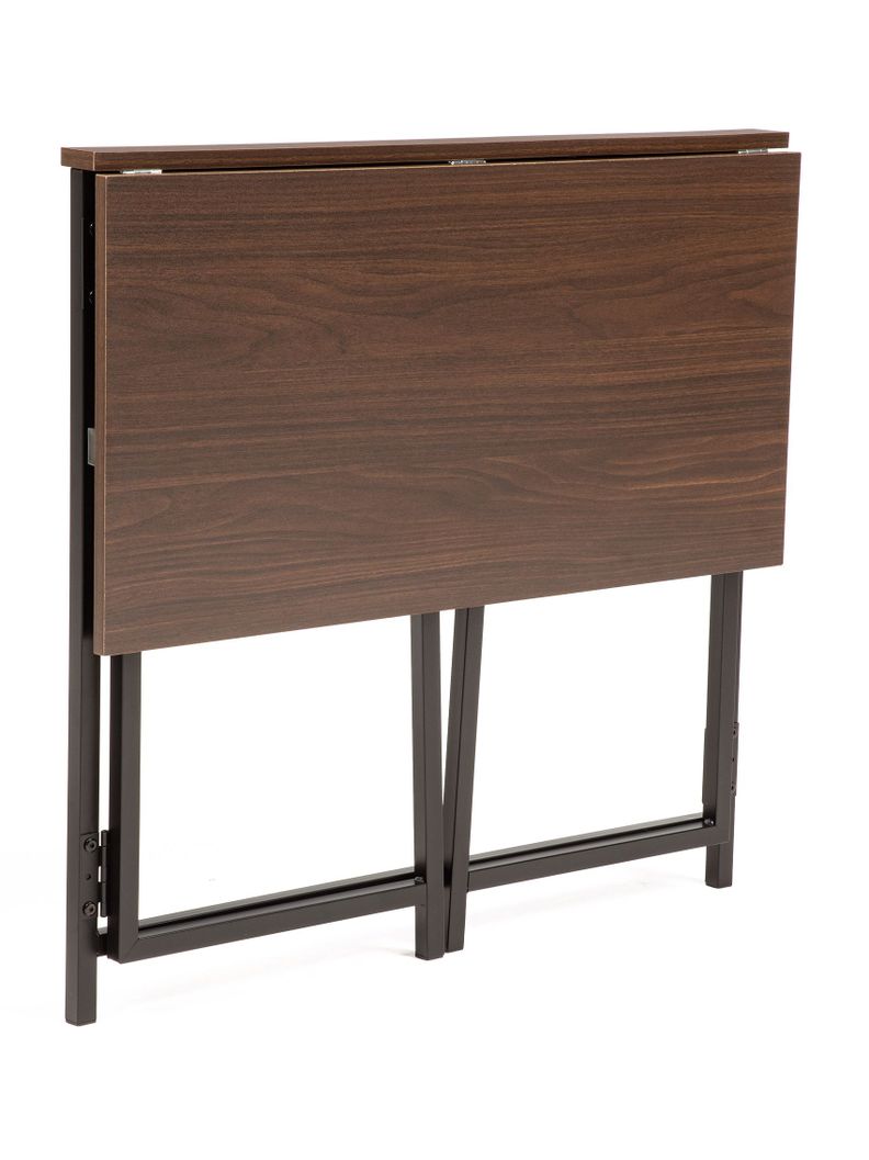 Escritorio Plegable Top Living Wengué Compacto Industrial-1
