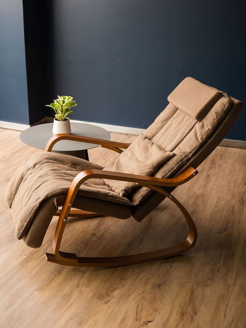 Silla Masajeadora Mecedora de Madera D-1550C Relan-3