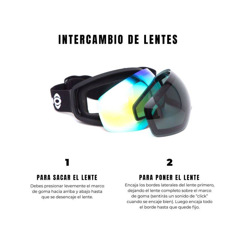 Antiparras Gafas de Nieve ProRider Ski Snowboard Kano-4