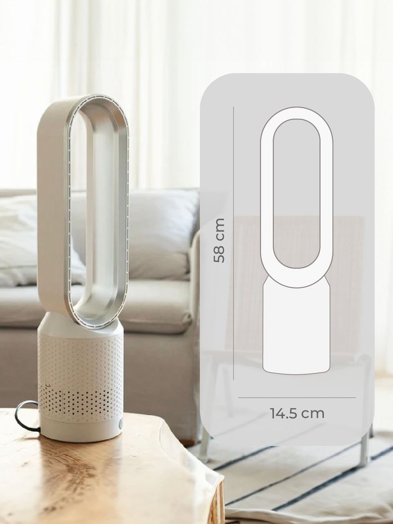 Ventilador Silencioso Sin Aspas Digital Relan Ventix-2