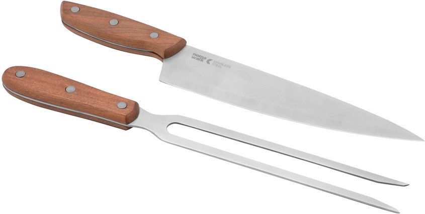 Set de Asado y BBQ "BLADEBIRD" cuchillo y tenedor.-1