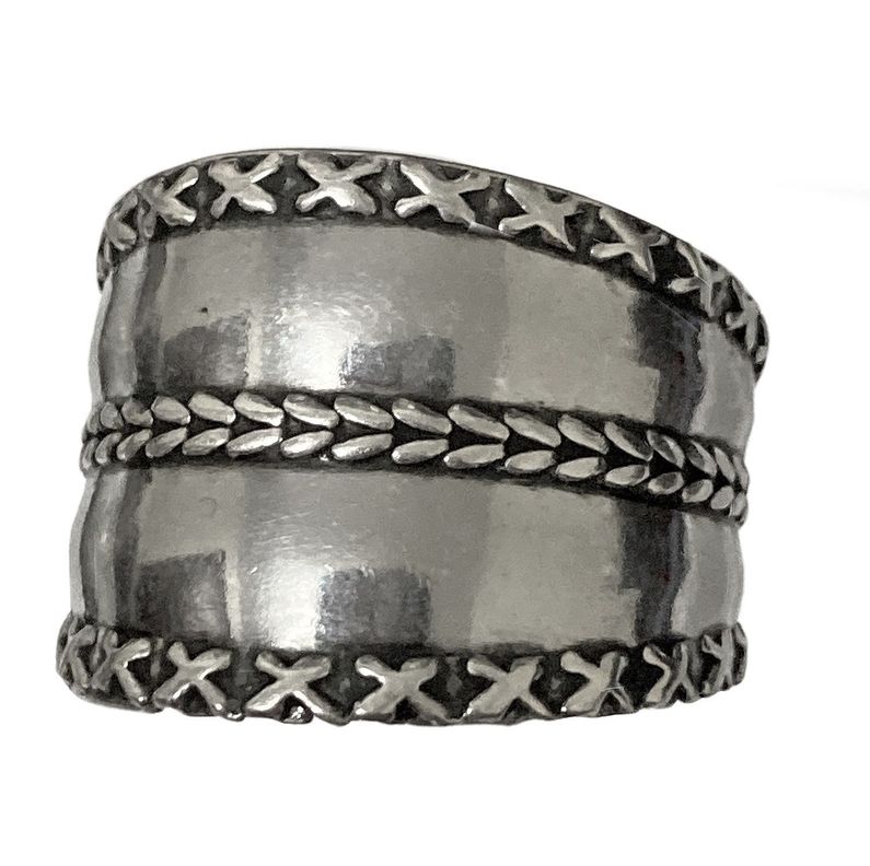 Anillo tubo bajo plata 925-1