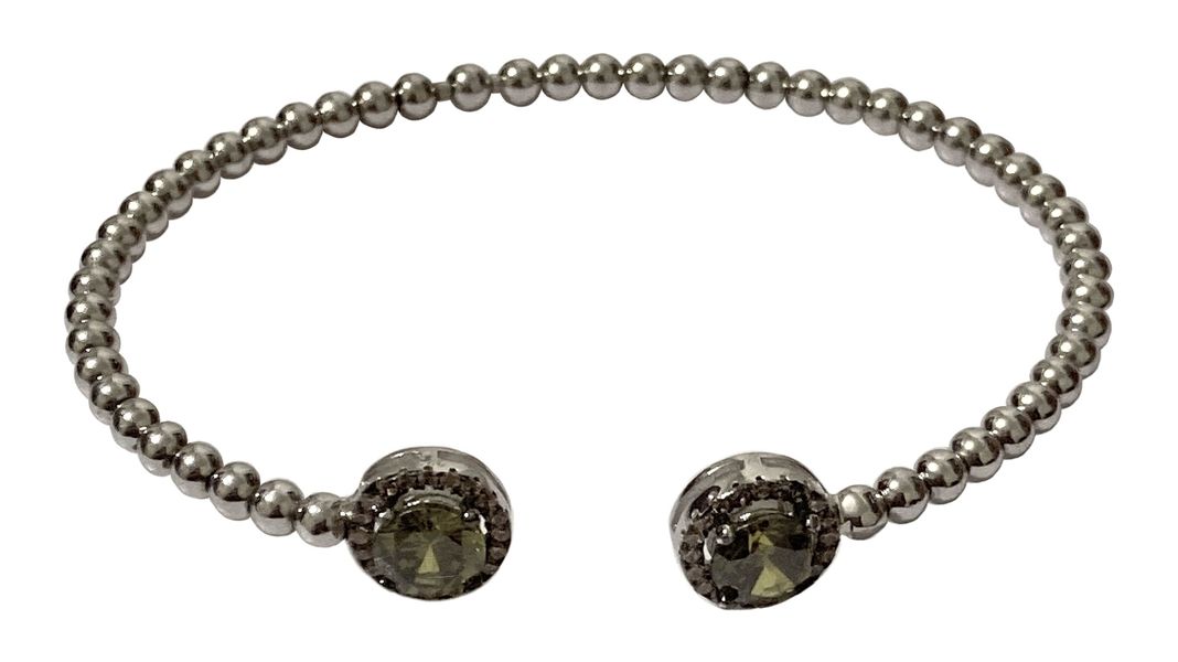 Brazalete de plata 925 abierto -0
