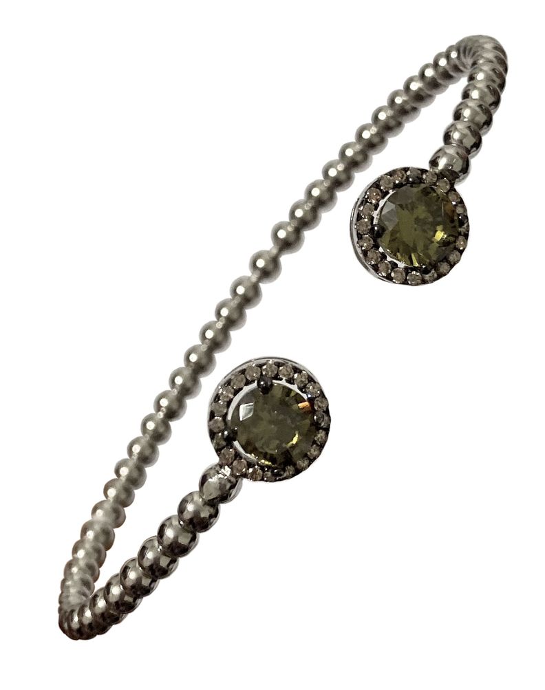 Brazalete de plata 925 abierto -1
