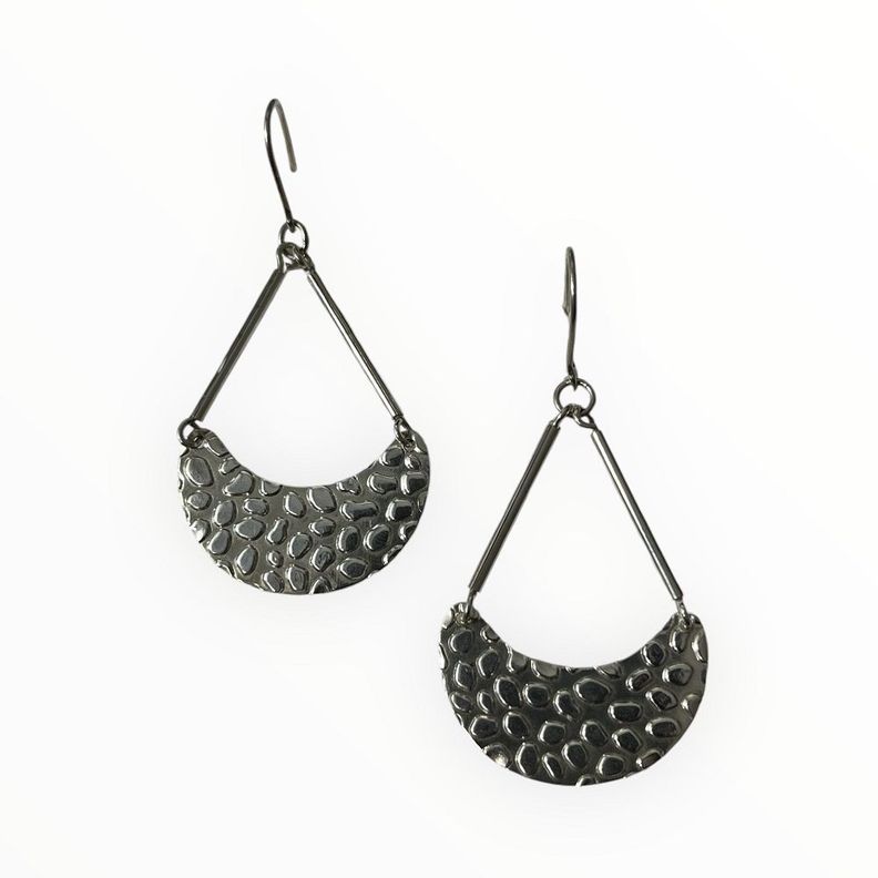 Aros plata 925 con relieve