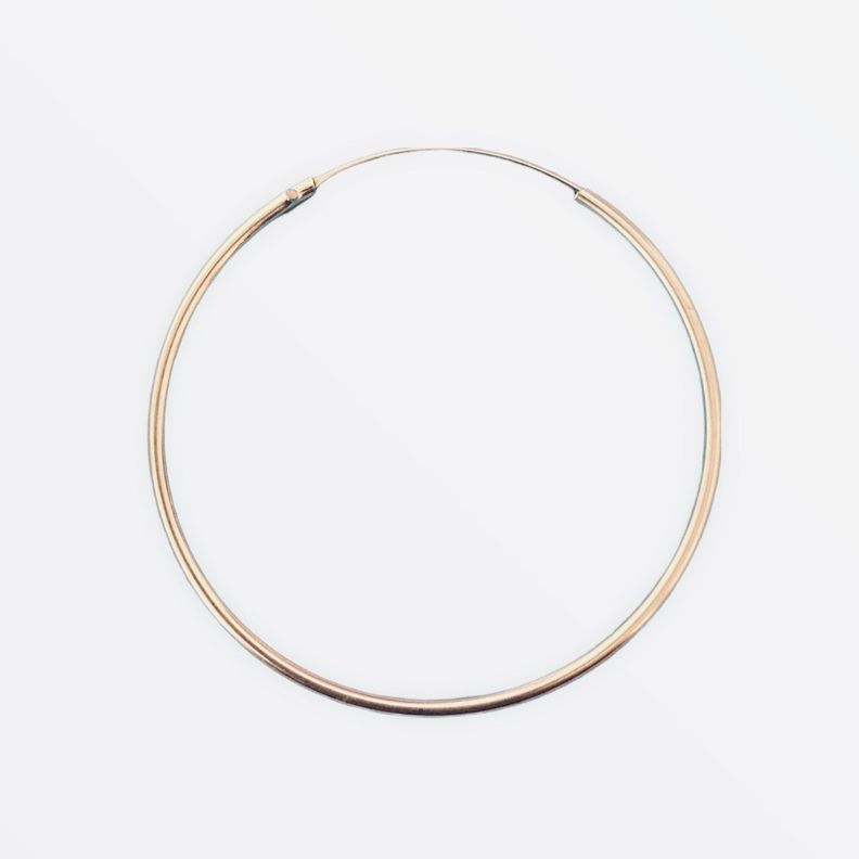 Aros argolla de plata 925-1