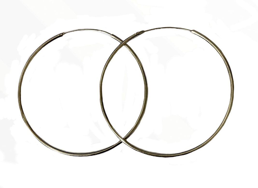 Aros argolla de plata 925-2
