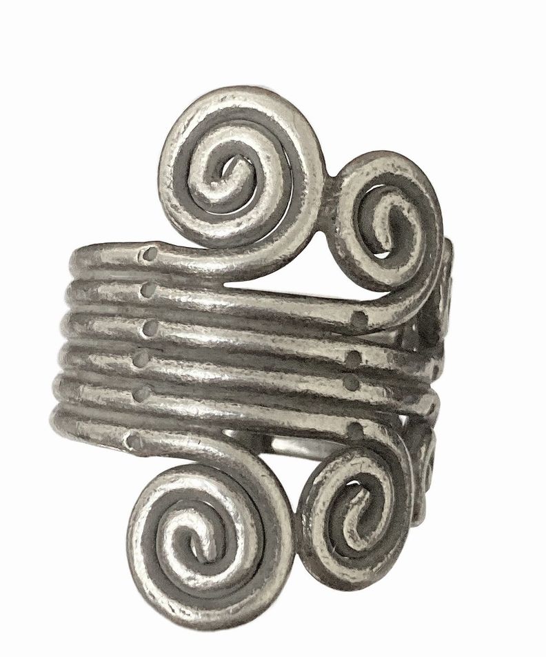 Anillo de plata envejecida de 925-0