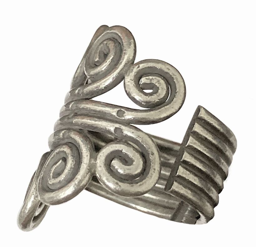 Anillo de plata envejecida de 925-2