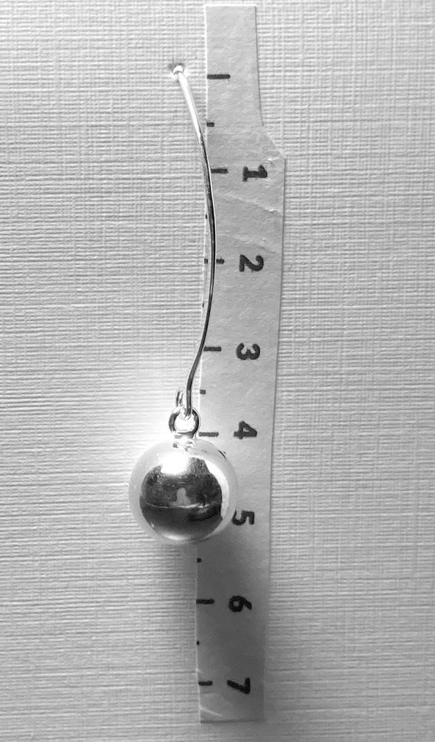 Aros de plata de 925 colgantes-2