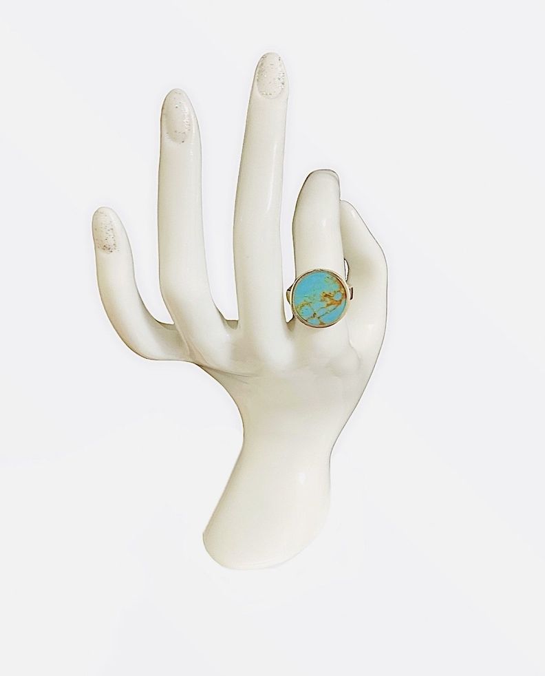 Anillo plata 925 con Turquesa-1