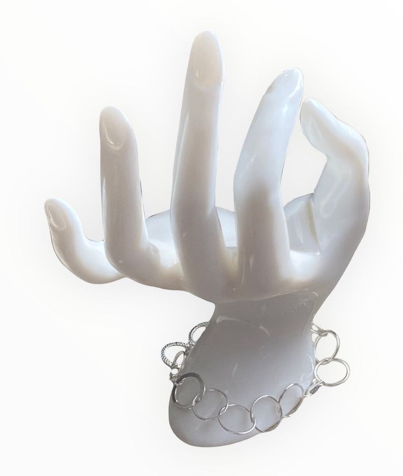 Pulsera de plata 925 circulos-1
