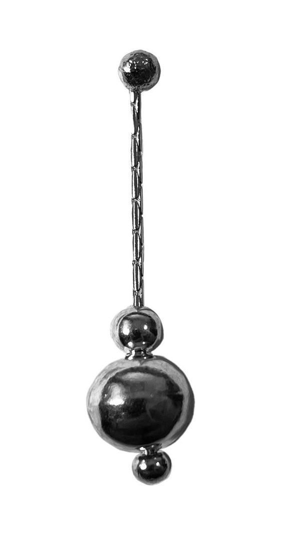 Aros plata 925 colgantes lineales-2