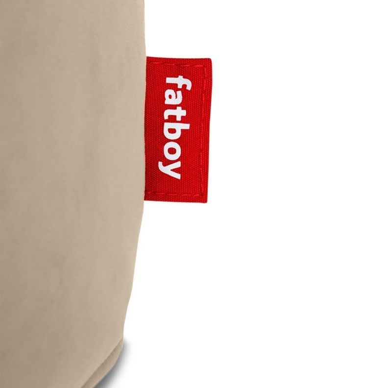 Pouf Point Velvet Camel-3
