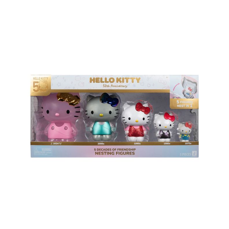 Pack de Figuras 50 Aniversario Hello Kitty Blanco