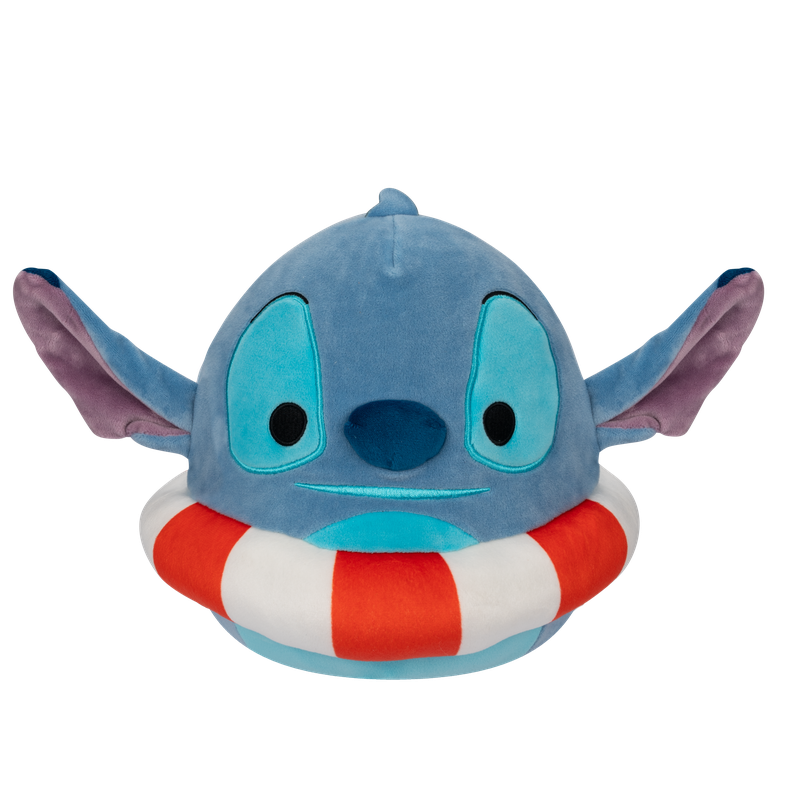 Peluche 20 Cm Stitch Con Flotador Squishmallows Disney Celeste