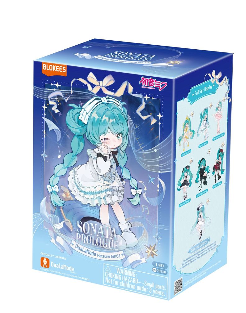 Figura Armable Hatsune Miku Serie Sonata Blokees Turquesa